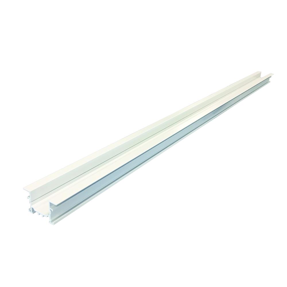 4' Recessed Track Housing, White