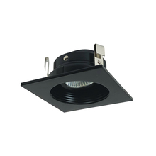 Nora NL-3410BB - 3" Square Round , Baffle with Flange, Black
