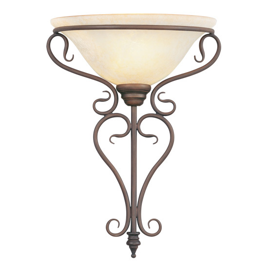 1 Light Imperial Bronze Wall Sconce