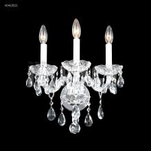 James R Moder 40463S11 - Palace Ice 3 Light Wall Sconce