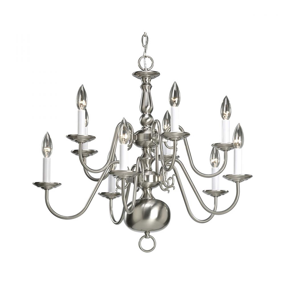 Americana Collection Ten-Light, Two-Tier Chandelier