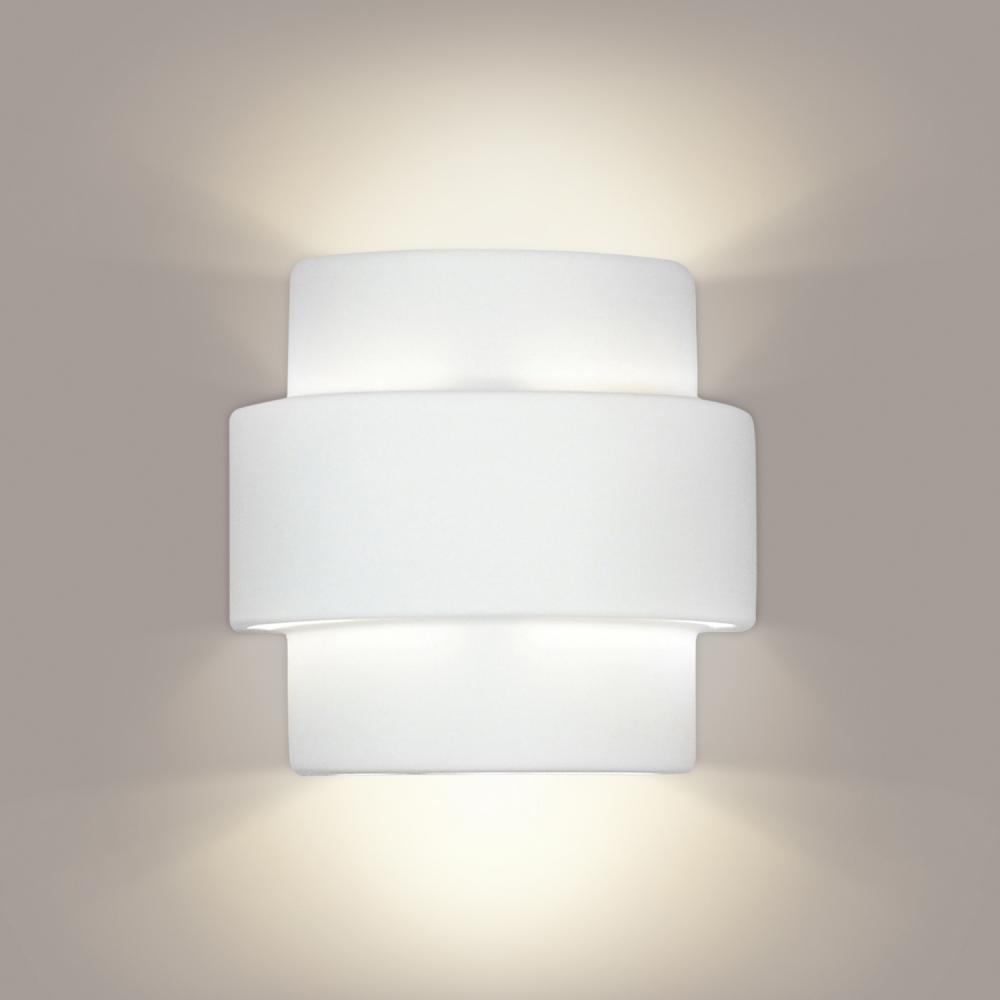 Santa Inez Wall Sconce: Bisque GU24 Base Socket Bulb not included