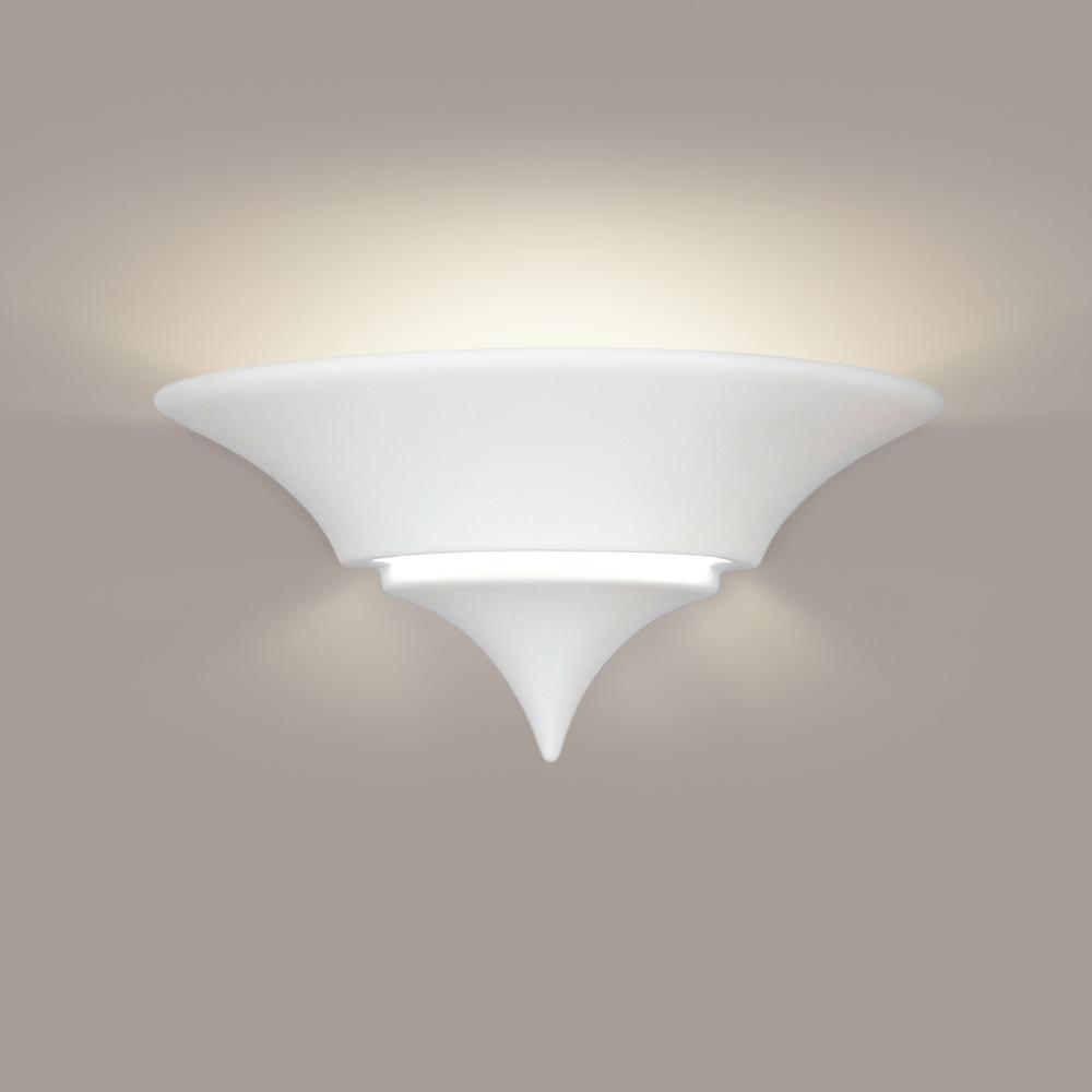 Atlantis Wall Sconce: Bisque GU24 Base Socket Bulb not included