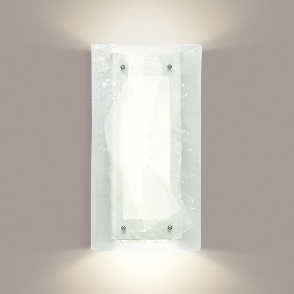 Silk Scarf Wall Sconce (Wet Sealed Top, E26 Base LED (Bulb included))