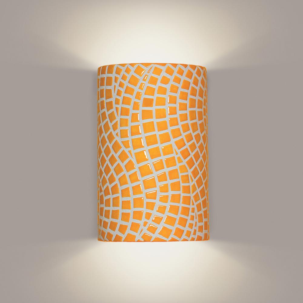 Channels Wall Sconce Sunflower Yellow with LED bulb included