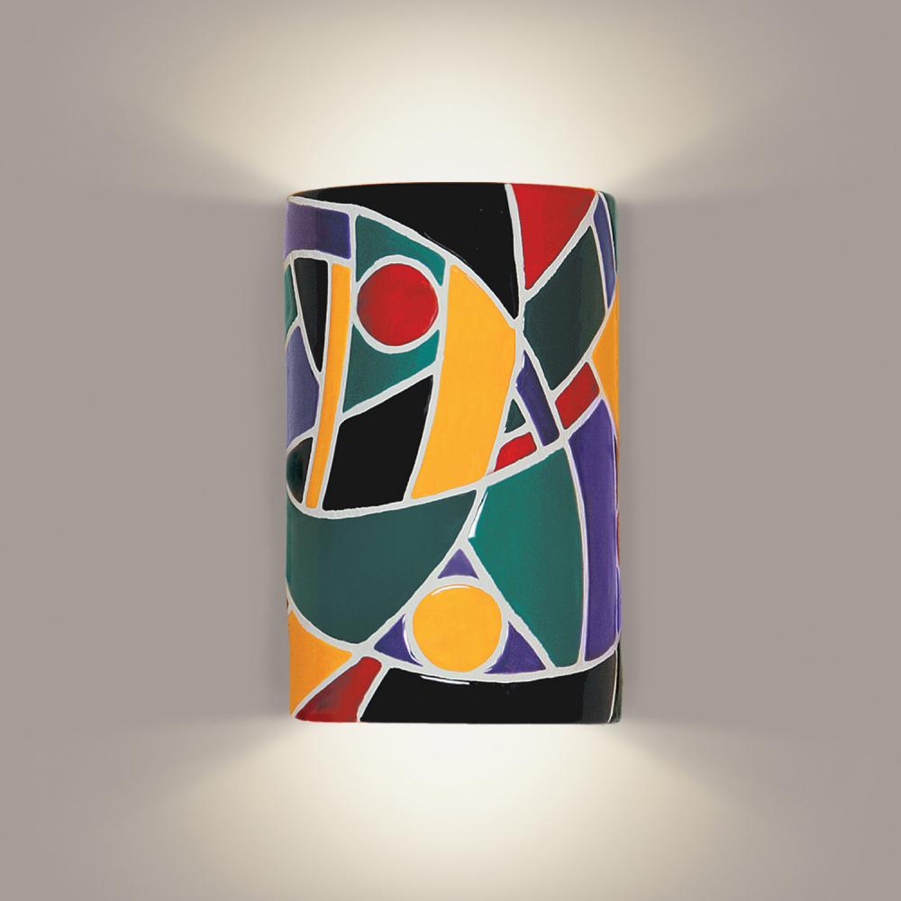 Picasso Wall Sconce Multicolor with LED bulb included