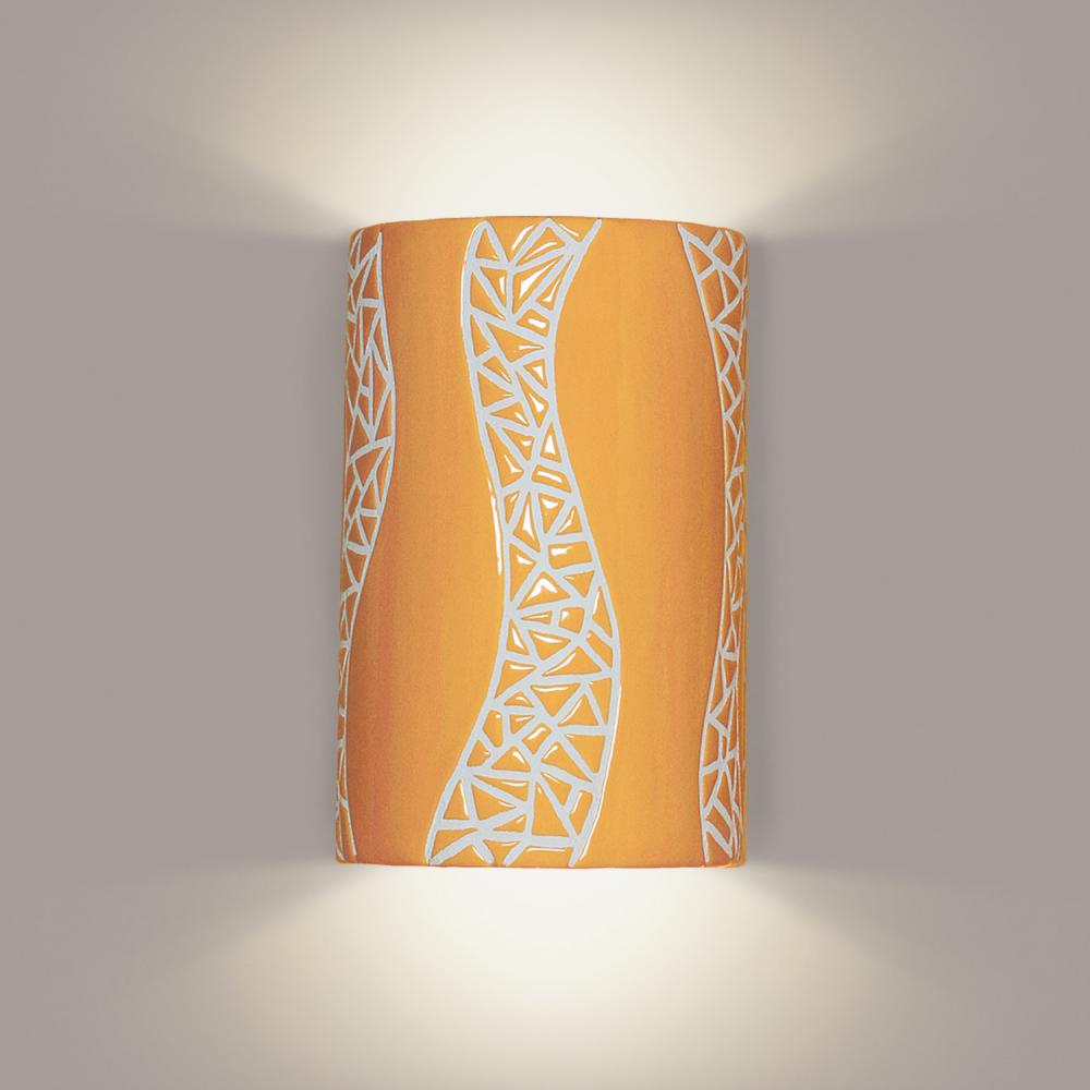 Passage Wall Sconce Sunflower Yellow with LED bulb included