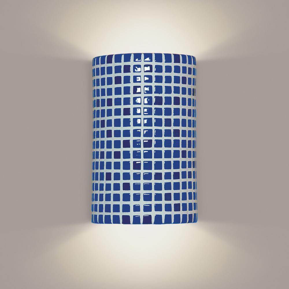 Confetti Wall Sconce Cobalt Blue with LED bulb included