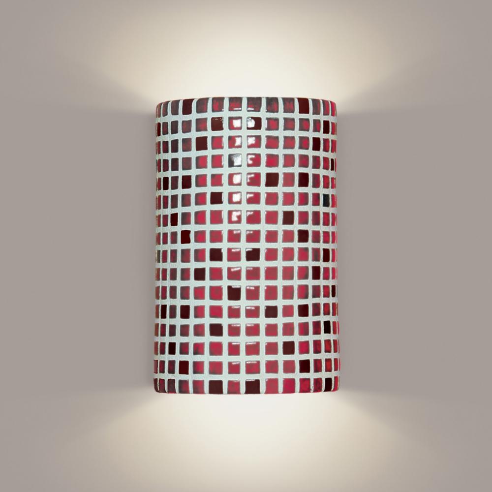 Confetti Wall Sconce Matador Red with LED bulb included