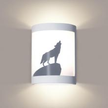 A-19 F200H-WETST-CSTF - Lone Wolf Wall Sconce: Custom Finish or Color Match (Wet Sealed Top)