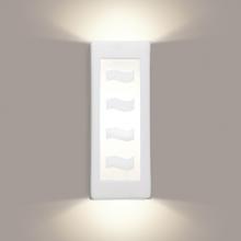 A-19 G1A-WET - White Serenity Wall Sconce (Outdoor/WET Location)