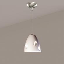 A-19 LVMP16-WG-LEDMR16 - Milano Low Voltage Mini Pendant White Gloss (12V Dimmable MR16 LED (Bulb included))