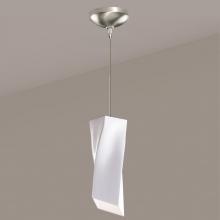 A-19 LVMP21-WG-LEDMR16 - Twister Low Voltage Mini Pendant White Gloss (12V Dimmable MR16 LED (Bulb included))