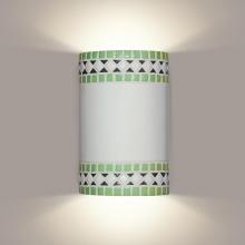 A-19 M20301-MI-1LEDE26 - Borders Wall Sconce Mint Green with LED bulb included