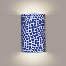 A-19 M20302-CB-1LEDE26 - Channels Wall Sconce Cobalt Blue with LED bulb included