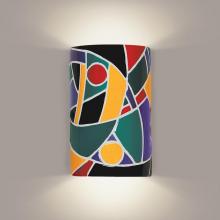 A-19 M20303-MU-1LEDE26 - Picasso Wall Sconce Multicolor with LED bulb included