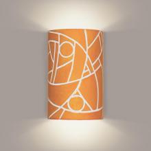 A-19 M20303-SY-1LEDE26 - Picasso Wall Sconce Sunflower Yellow with LED bulb included