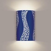 A-19 M20304-CB-1LEDE26 - Passage Wall Sconce Cobalt Blue with LED bulb included