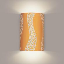 A-19 M20304-SY-1LEDE26 - Passage Wall Sconce Sunflower Yellow with LED bulb included