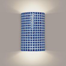 A-19 M20308-CB-1LEDE26 - Confetti Wall Sconce Cobalt Blue with LED bulb included