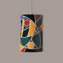 A-19 PM20303-MU-WCC - Picasso Pendant Multicolor (White Cord & Canopy)
