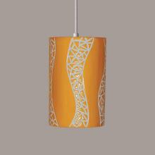 A-19 PM20304-SY-WCC - Passage Pendant Sunflower Yellow (White Cord & Canopy)