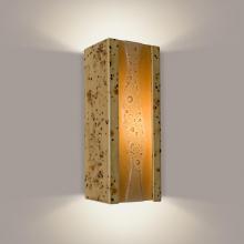 A-19 RE116-SS-CM - Bubbly Wall Sconce Sandstorm and Caramel