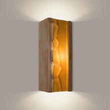A-19 RE118-SP-CM - River Rock Wall Sconce Spice and Caramel