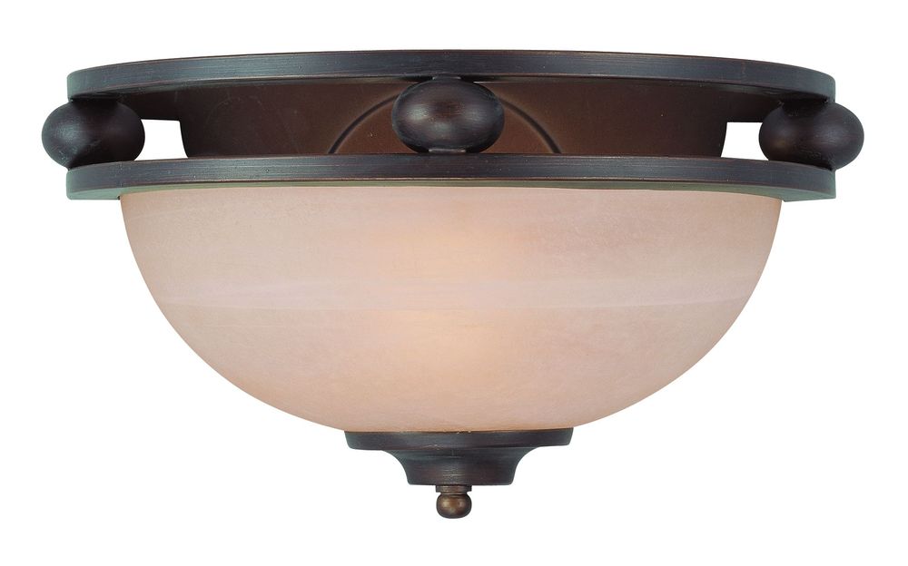 Seymour 1 Light Half Wall Sconce in Oiled Bronze