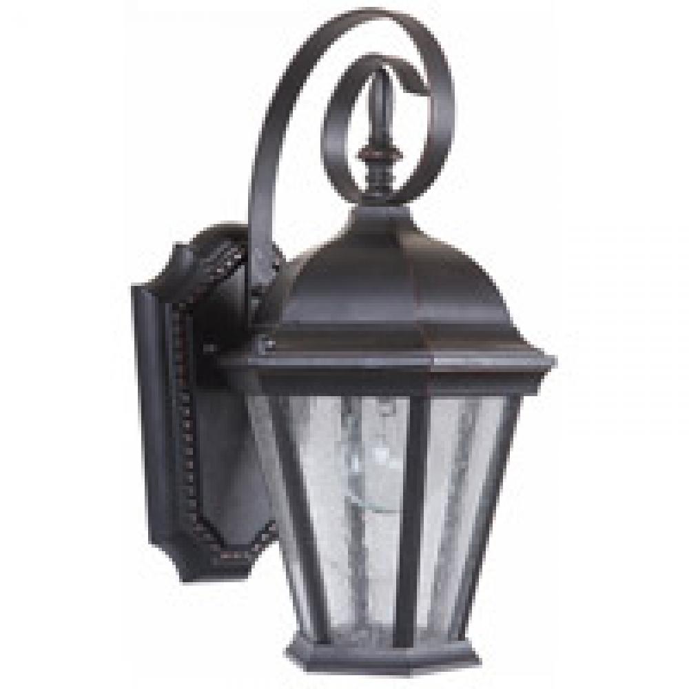 Chadwick 1 Light Small Outdoor Wall Lantern in Oiled Bronze Gilded