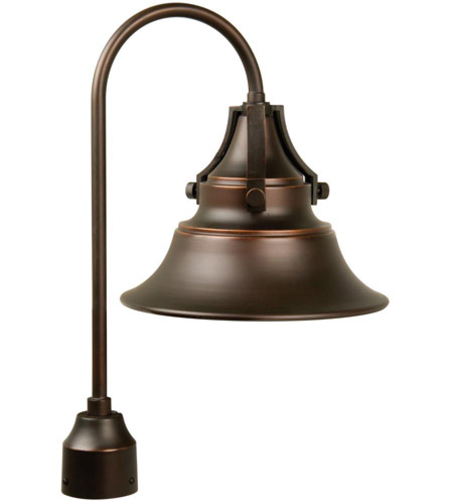 Union 1 Light Outdoor Post Mount in Oiled Bronze Gilded