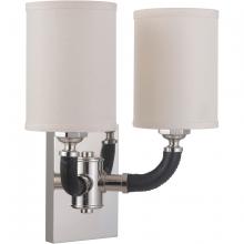 Craftmade 48162-PLN - Huxley 2 Light Wall Sconce in Polished Nickel