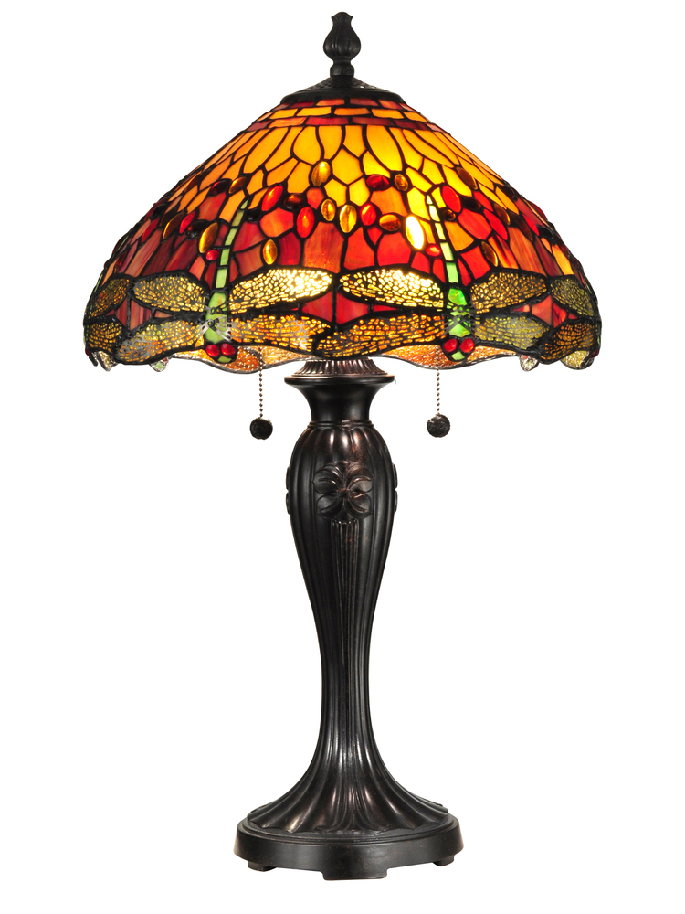 Reves Dragonfly Tiffany Table Lamp