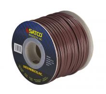 Satco Products Inc. 93/131 - Lamp And Lighting Bulk Wire; 18/2 SPT-1 105C; 250 Foot/Spool; Brown