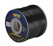 Satco Products Inc. 93/132 - Lamp And Lighting Bulk Wire; 18/2 SPT-1 105C; 250 Foot/Spool; Black