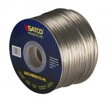 Satco Products Inc. 93/168 - Lamp And Lighting Bulk Wire; 18/2 SPT-2 105C; 250 Foot/Spool; Clear Silver