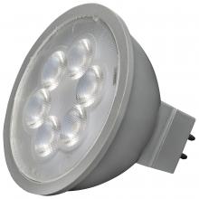 Satco Products Inc. S11389 - 4.5 Watt MR16 LED; Silver Finish; 3000K; GU5.3 Base; 360 Lumens; 12 Volt