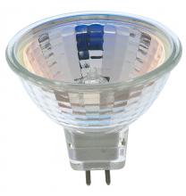Satco Products Inc. S1957 - 20 Watt; Halogen; MR16; ESX; 2000 Average rated hours; Miniature 2 Pin Round base; 12 Volt