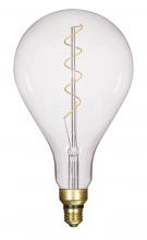Satco Products Inc. S22433 - 4 Watt PS52 LED vintage style; Clear; 25000 Average rated hours; Medium Base; 120 Volt