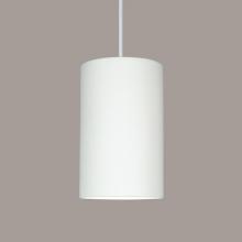 A-19 P202-B1-WCC - Gran Andros Pendant: Southern Hickory Burl (White Cord & Canopy)