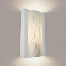 A-19 RE101-WG-WF - Meadow Wall Sconce White Gloss and White Frost