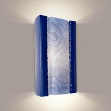 A-19 RE102-CB-SH - Clouds Wall Sconce Cobalt Blue and Sapphire
