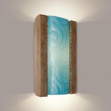 A-19 RE102-SP-TQ - Clouds Wall Sconce Spice and Turquoise