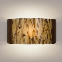 A-19 RE105-BT-MCM-WET - Asia Wall Sconce Butternut and Multi Caramel (Outdoor/WET Location)