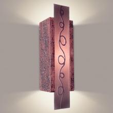 A-19 RE114-PJ-AM-WET - Squiggle Wall Sconce Plum Jam and Amethyst (Outdoor/WET Location)
