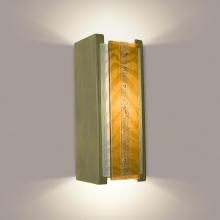 A-19 RE117-SG-ACM-WET - Safari Wall Sconce Sagebrush and Albino Caramel (Outdoor/WET Location)