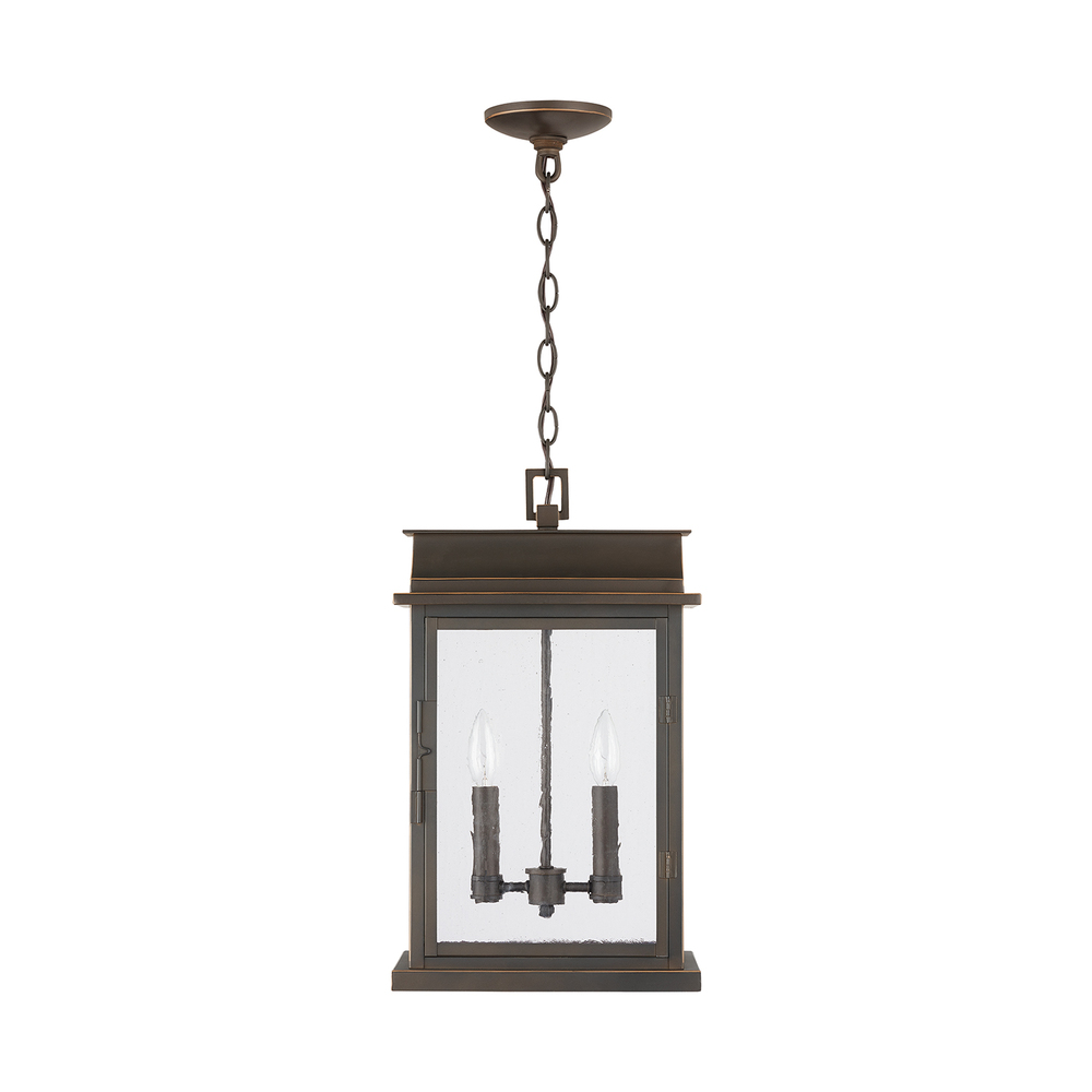 2 Light Outdoor Hanging Lantern