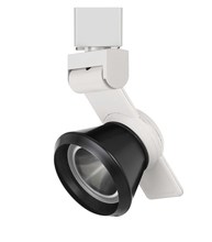 CAL Lighting HT-999WH-CONEBK - 12W Dimmable integrated LED Track Fixture, 750 Lumen, 90 CRI