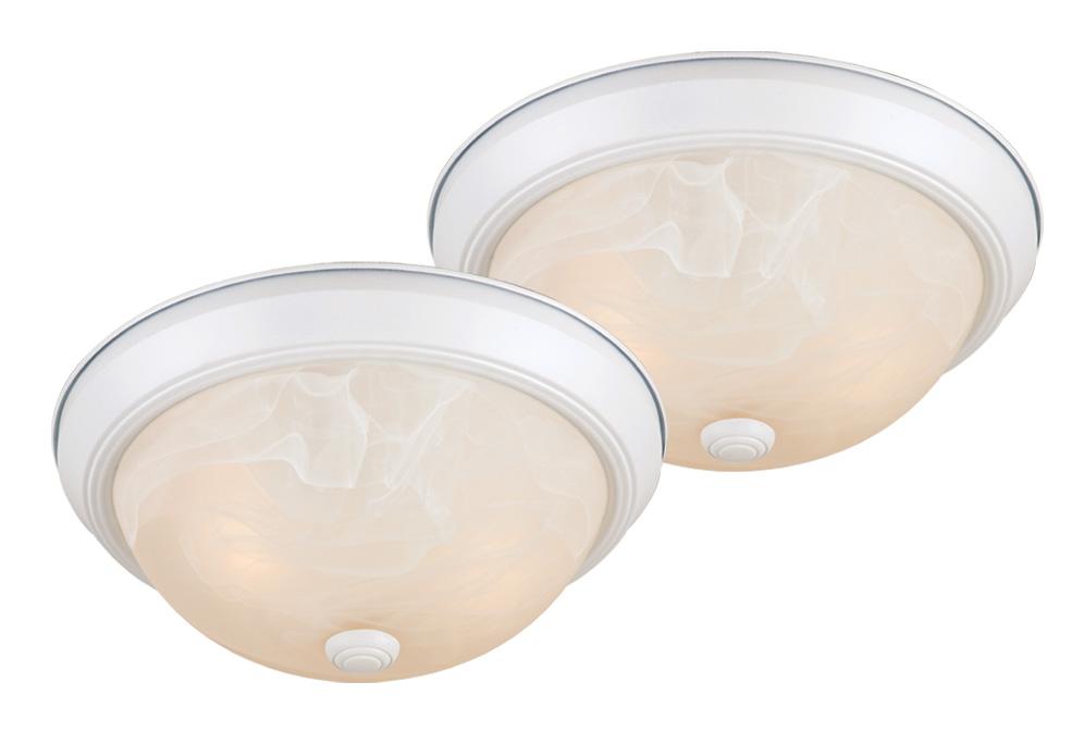 Twin Pack 13-in Flush Mount Ceiling Light (2 pack)