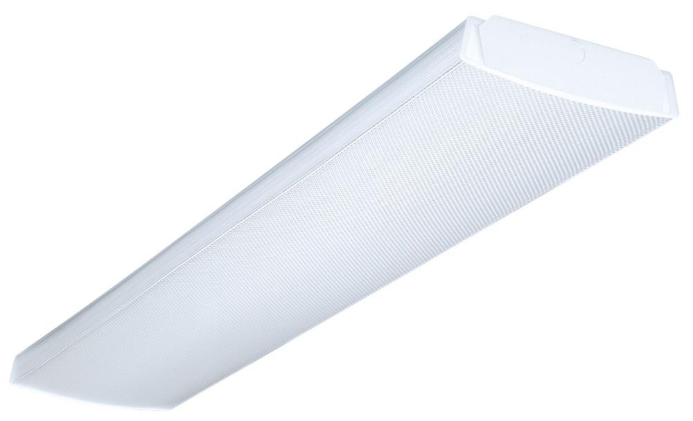 4 Ft 2 Light Low Profile Fluorescent Wraparound For